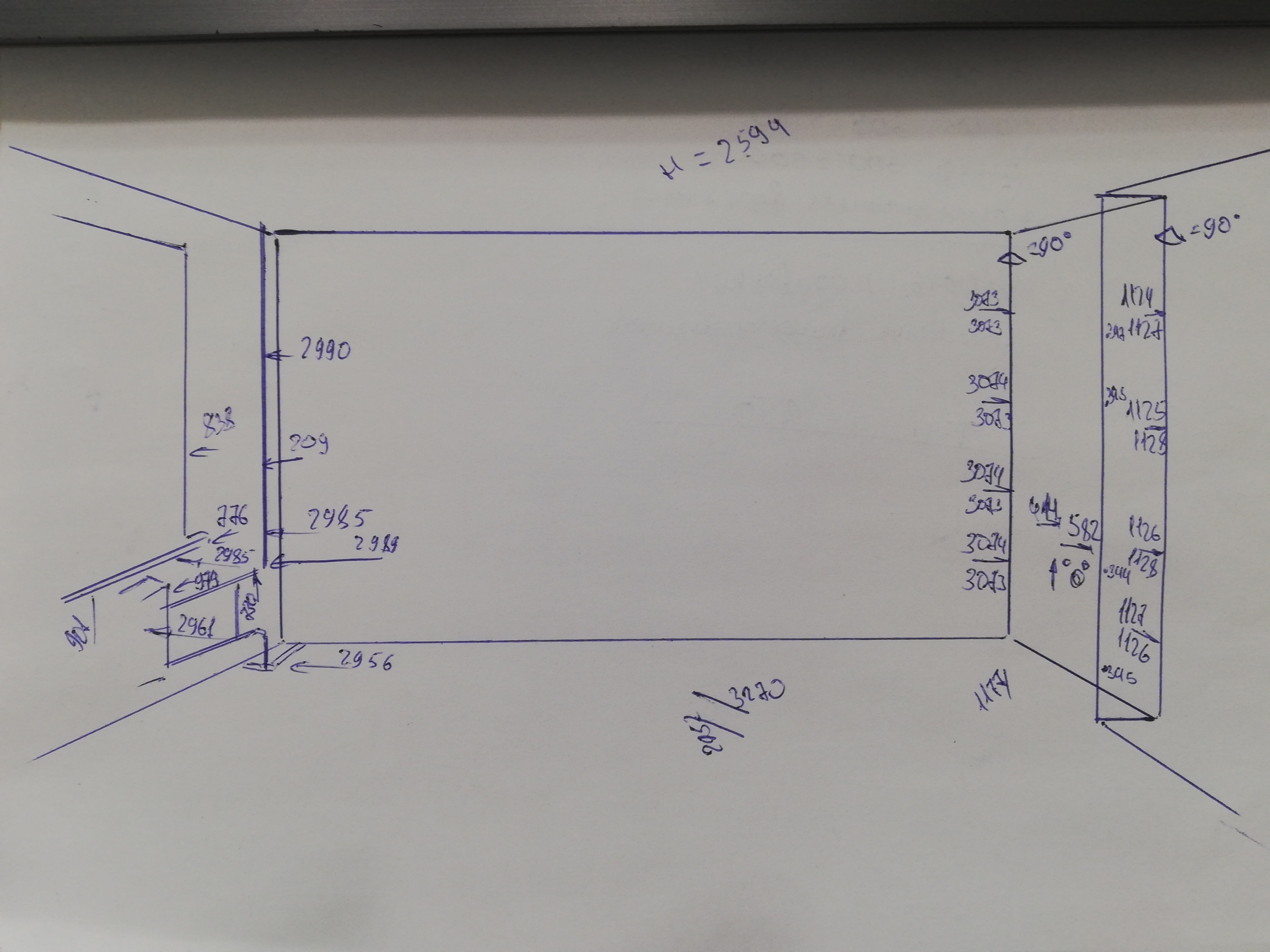 Замер помещения