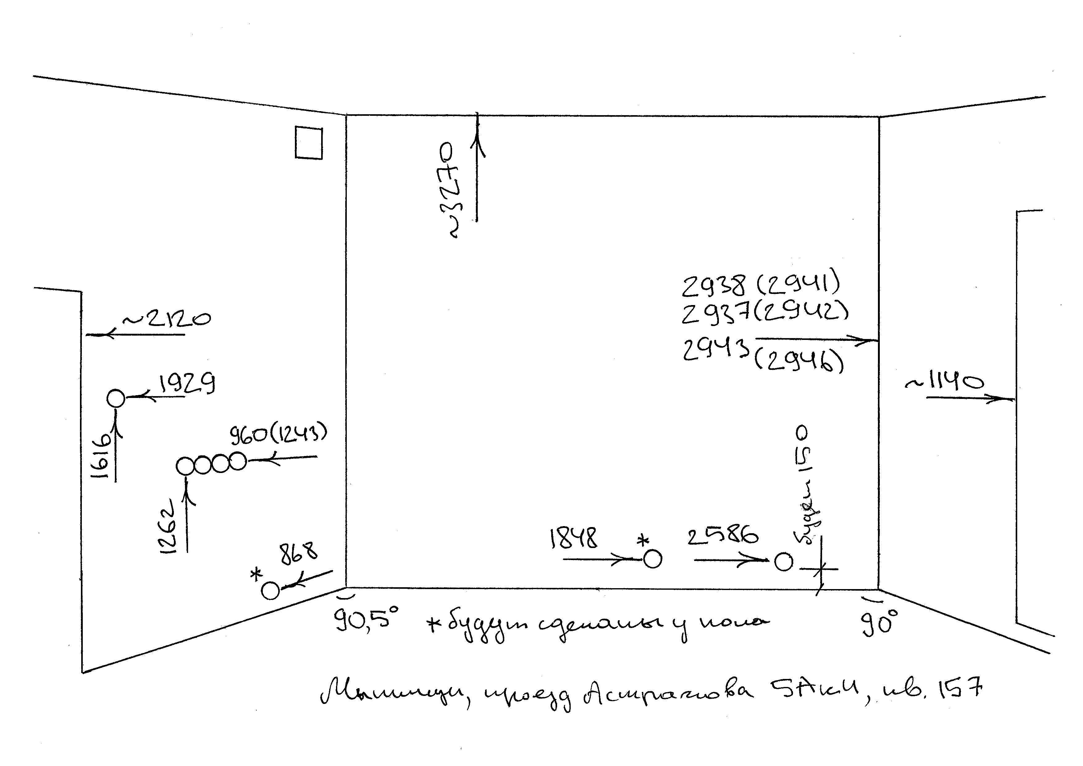 Замер углов